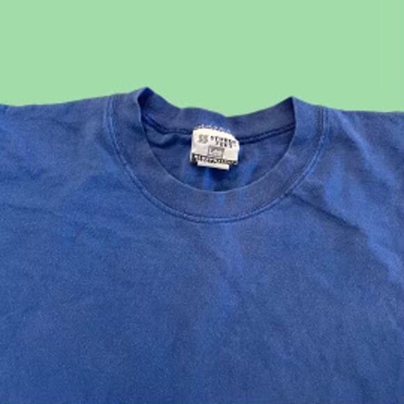 Blue Vintage Sturdy Tee By Lee Size L - Picture 3 of 4